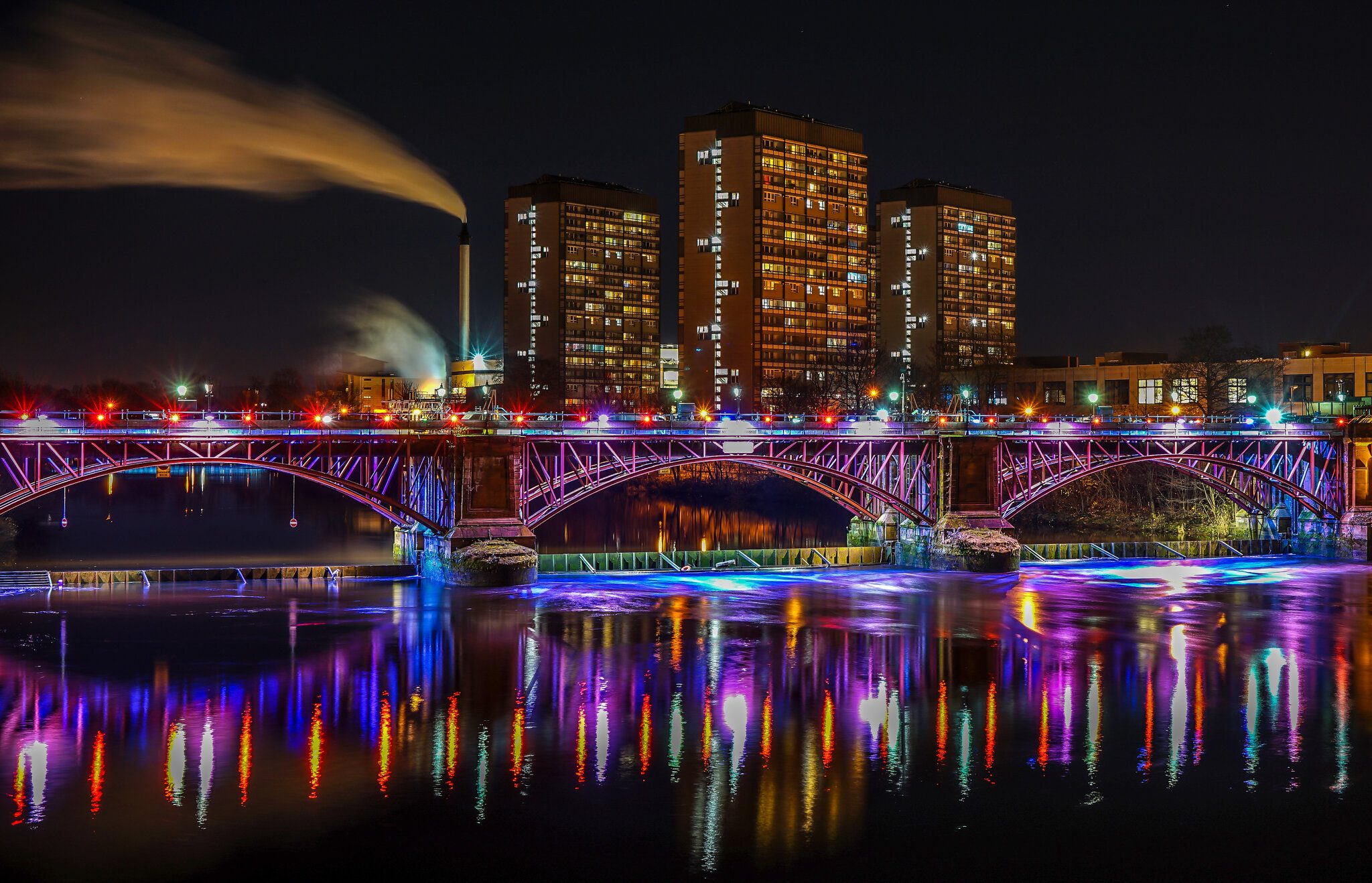 River Clyde Weir @ Night.jpg
