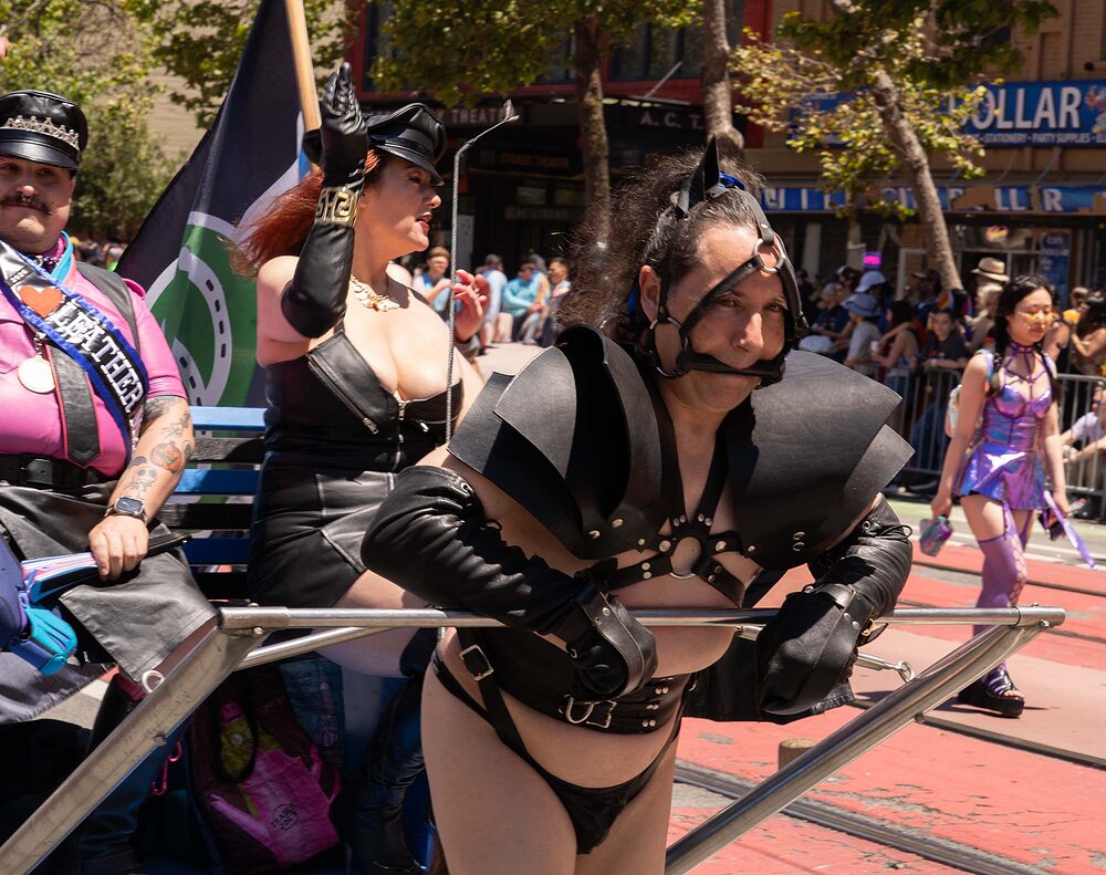 San Francisco Pride Parade 2026 - Woman pulling Carraige