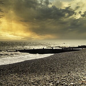 Sun set at Seaford