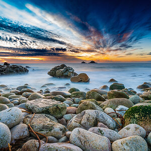 Porth Nanven Sunset.