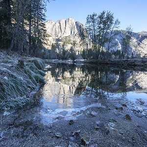 Yosemite in winter.