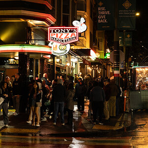 North Beach at night in the rain- Tonys Pizza.jpg