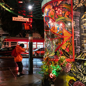 North Beach at night in the rain-Reds Restaurant.jpg