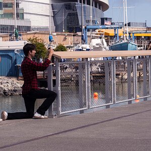 Someone else taking photos in San Francisco