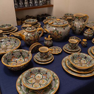 Pottery factory, Finished pottery