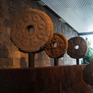 National Museum of Anthropology, Stone circles for the ball game in Mexico City