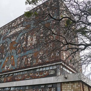 Library at University of Mexico