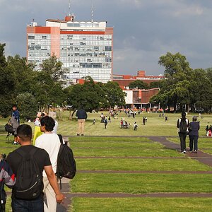 The quad at University of Mexico