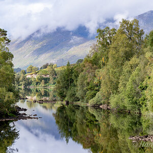 Glen Affric Loch - Scotland.