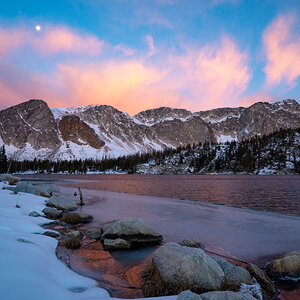 Pink Sunrise over Mirror Lake