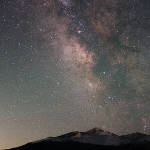 Continental Divide and Longs with Milky Way