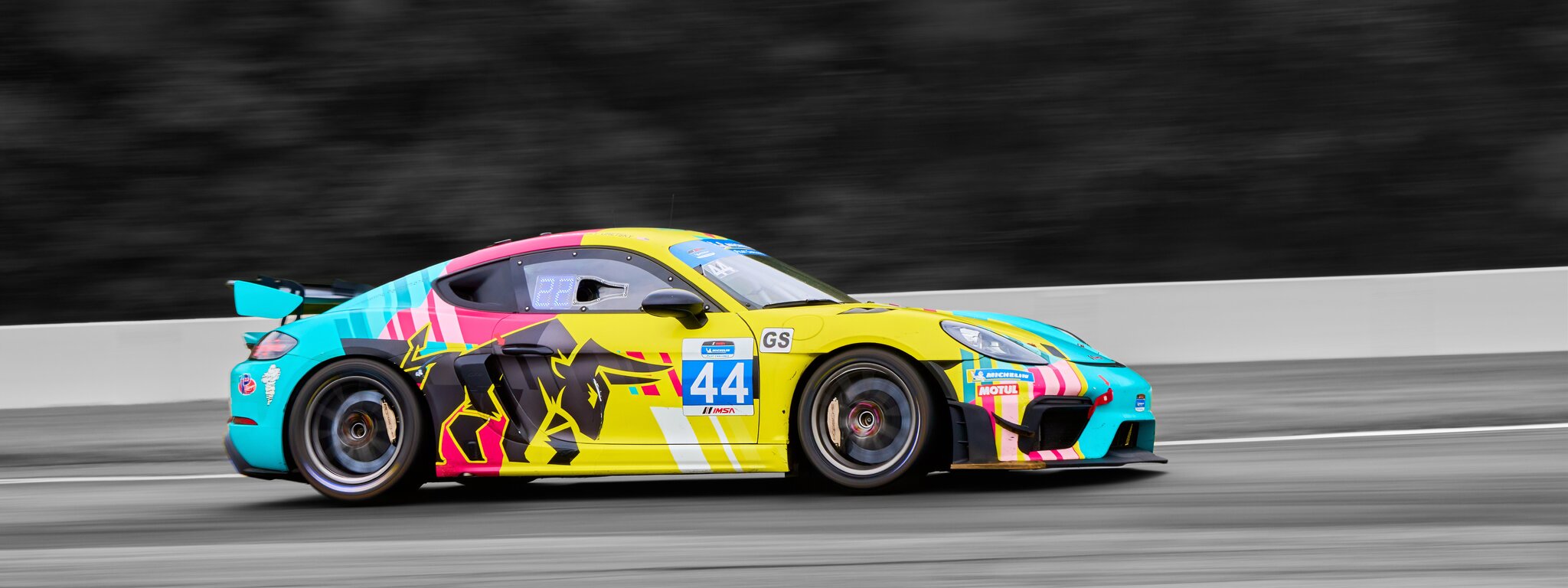 Accelerating Performance Porsche 718 GT4 RS CS - Road Atlanta - 10132023 - 01 BW - DN.jpg