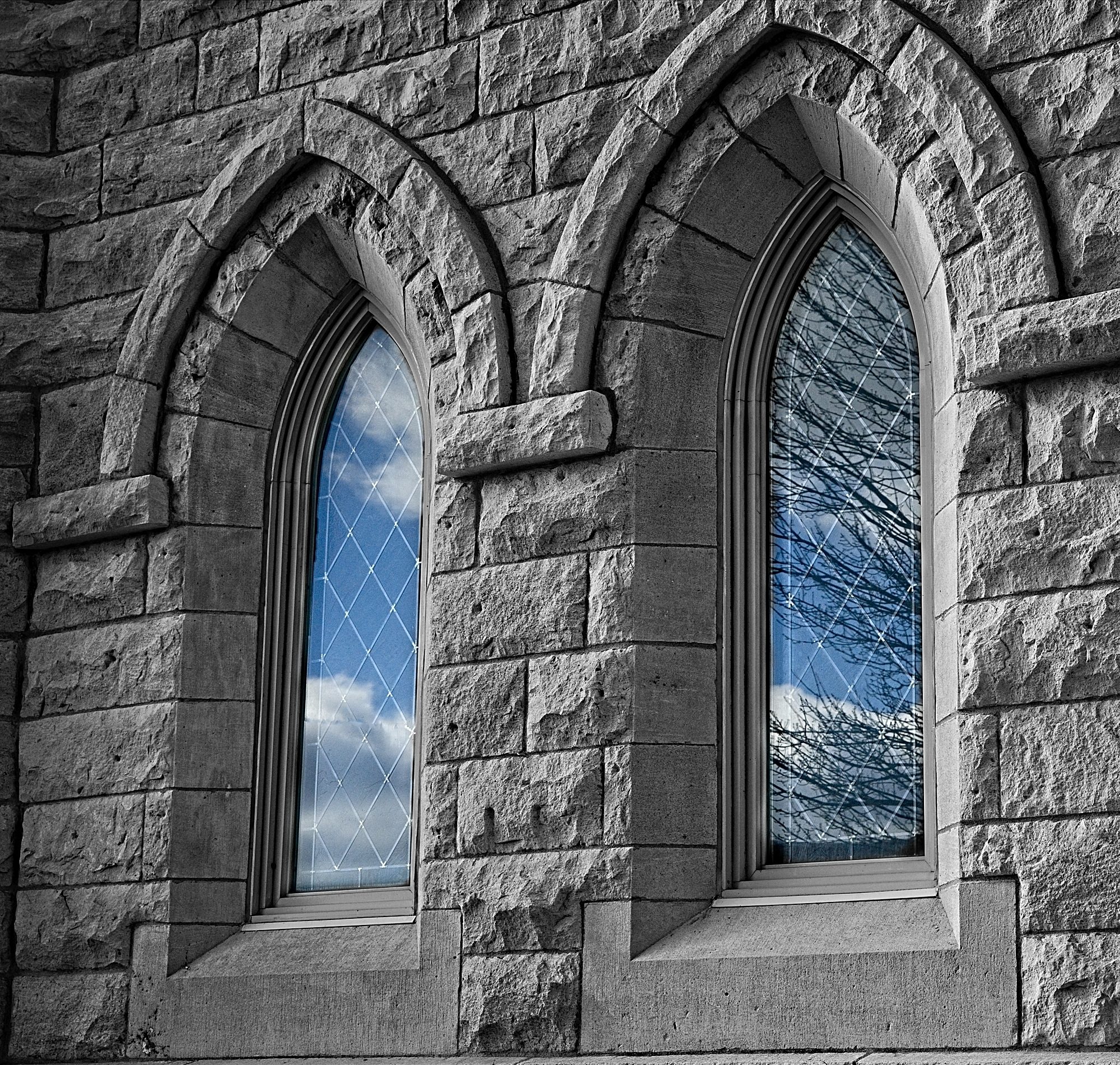 Clarksville TN Trinity Episcopal Church  Window ReflectionRLW00553.jpg