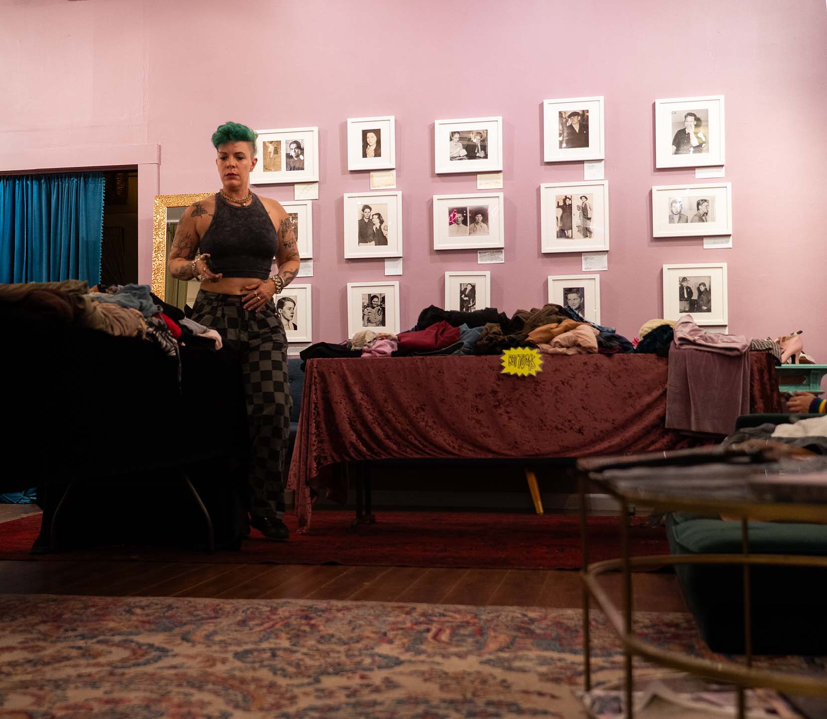 Clothing exchange  and Art Gallery
