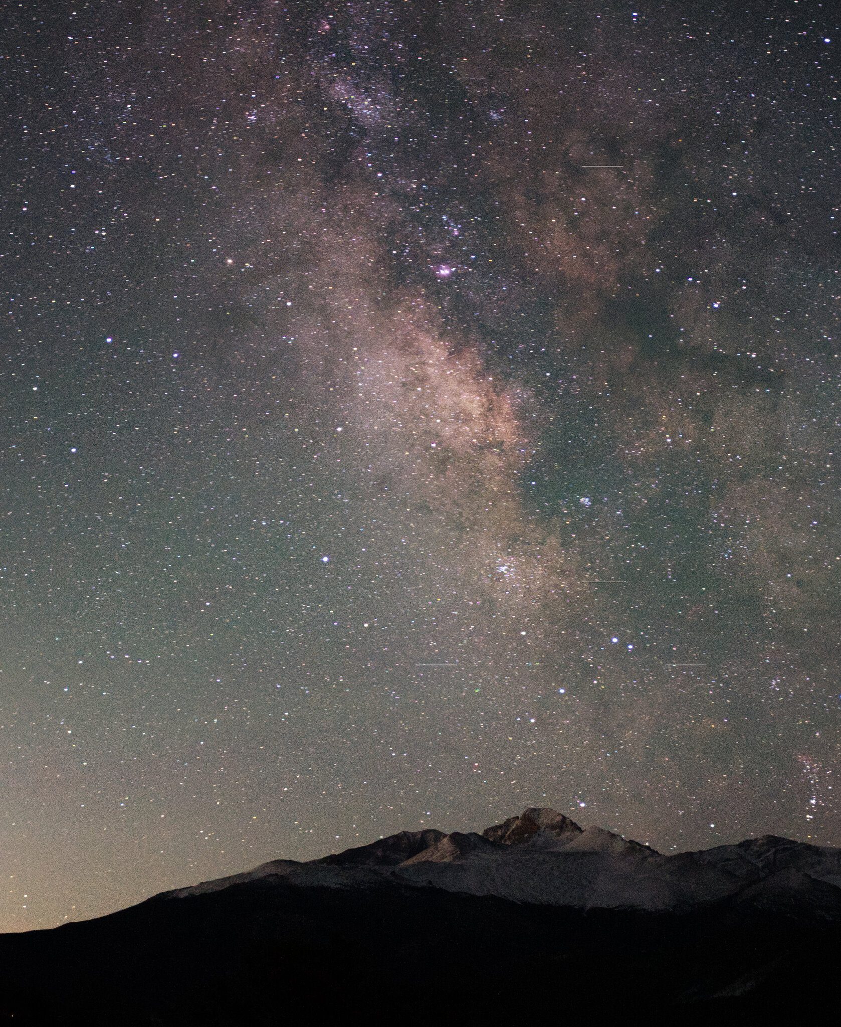 Continental Divide and Longs with Milky Way