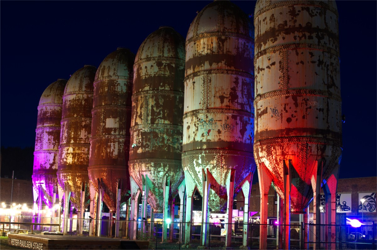 Digester Tanks at Waypoint Park