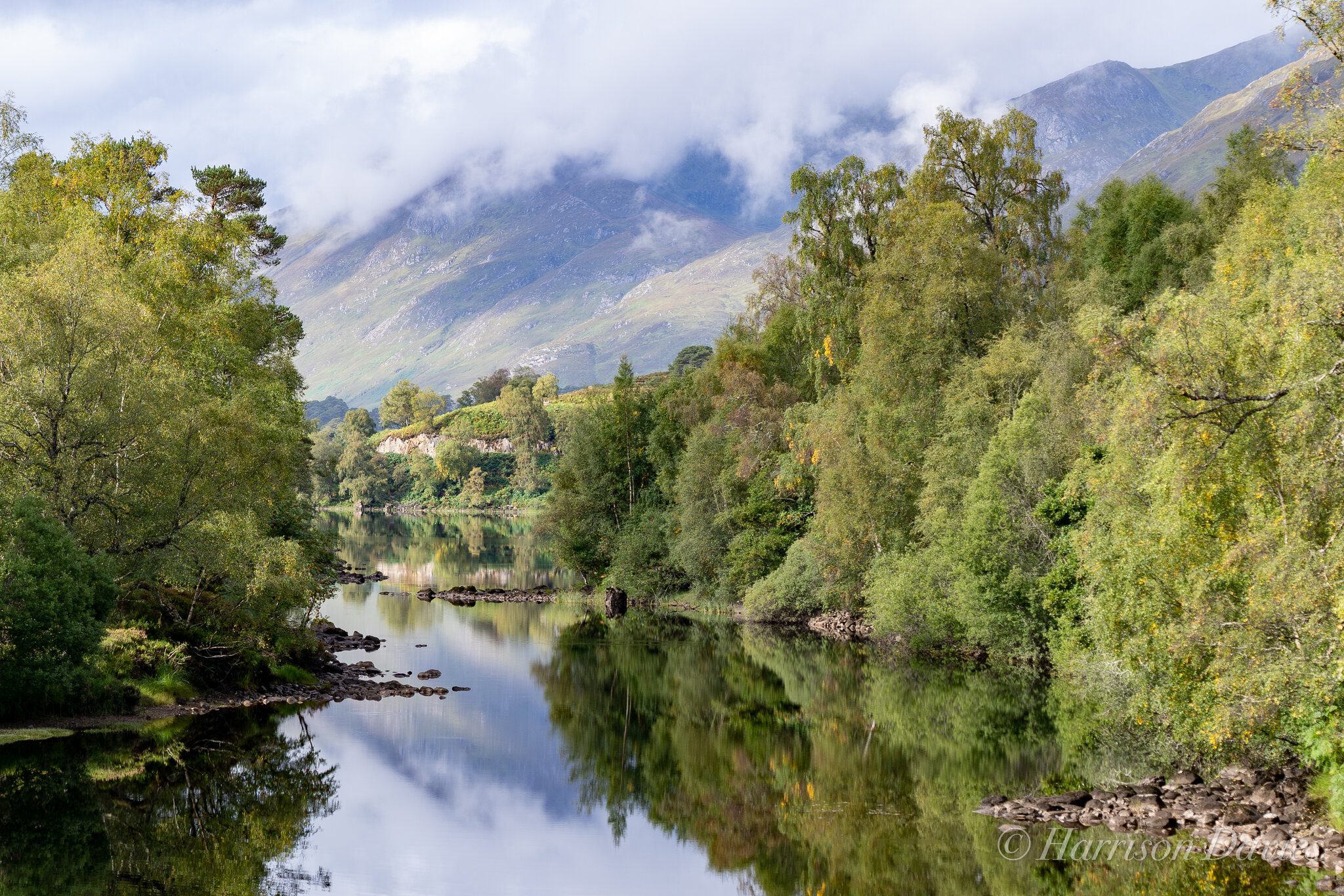 Glen Affric Loch - Scotland.