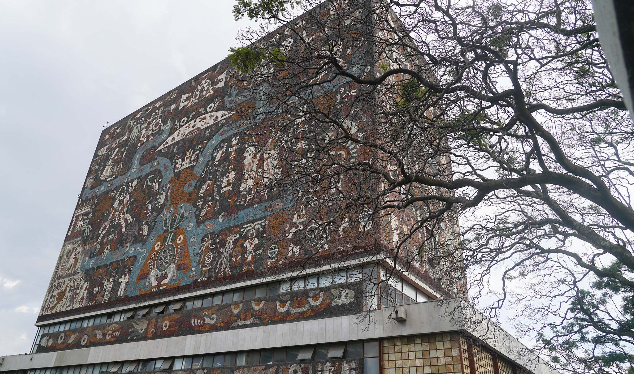 Library at University of Mexico
