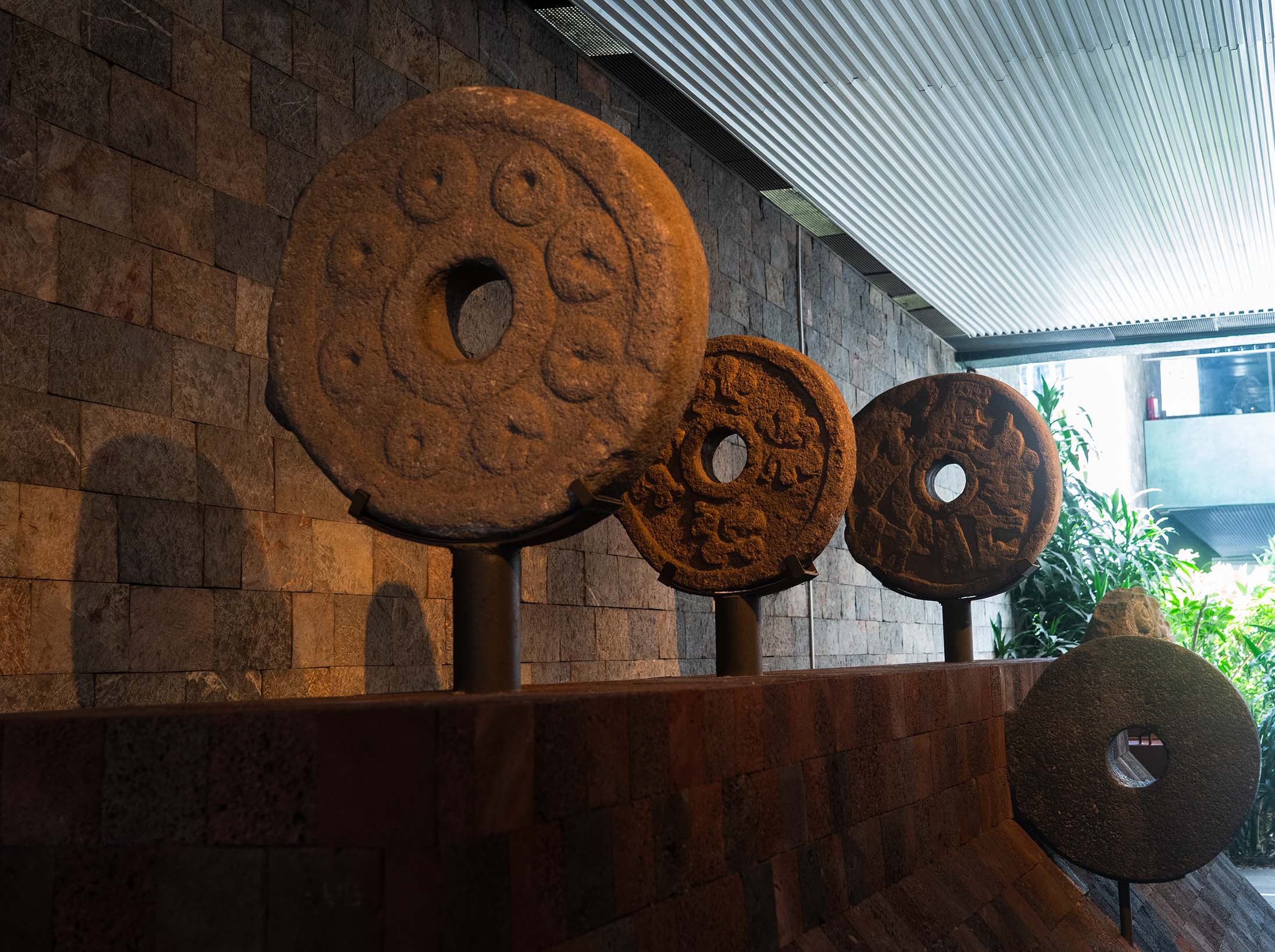 National Museum of Anthropology, Stone circles for the ball game in Mexico City