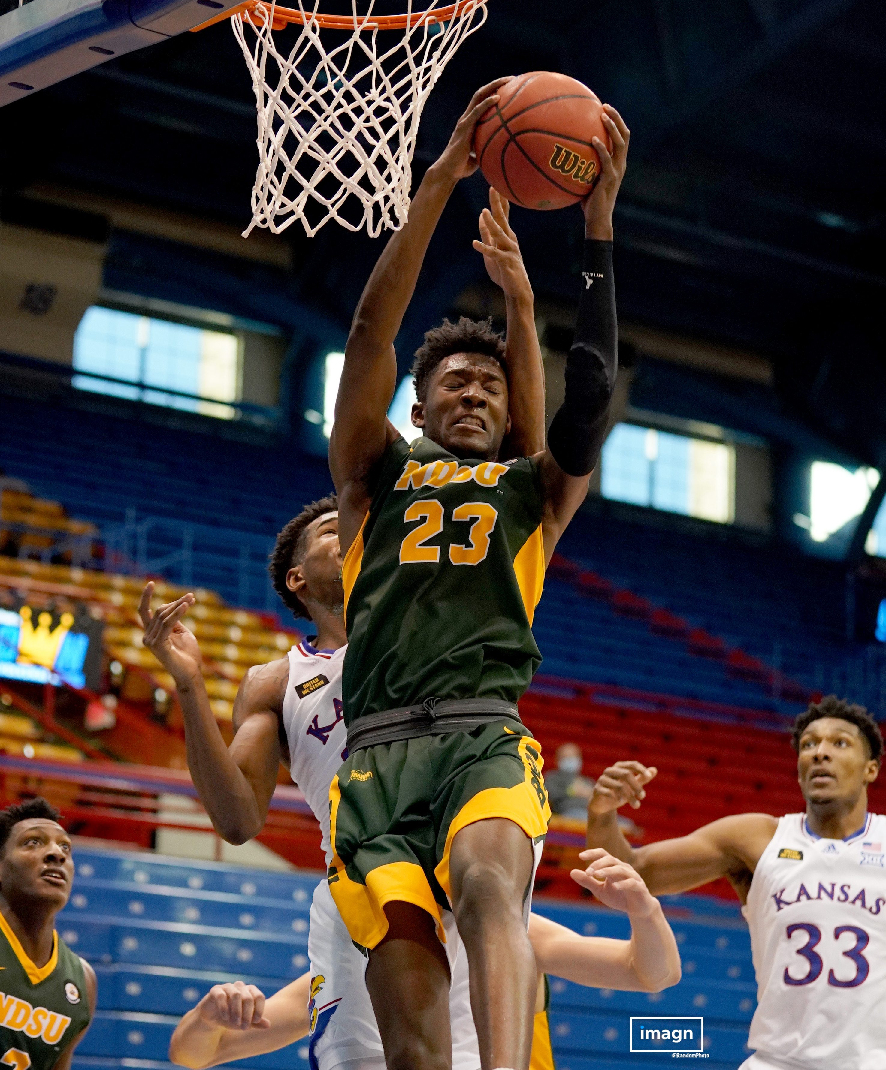 North Dakota State Bisons at Kansas University Jayhawks