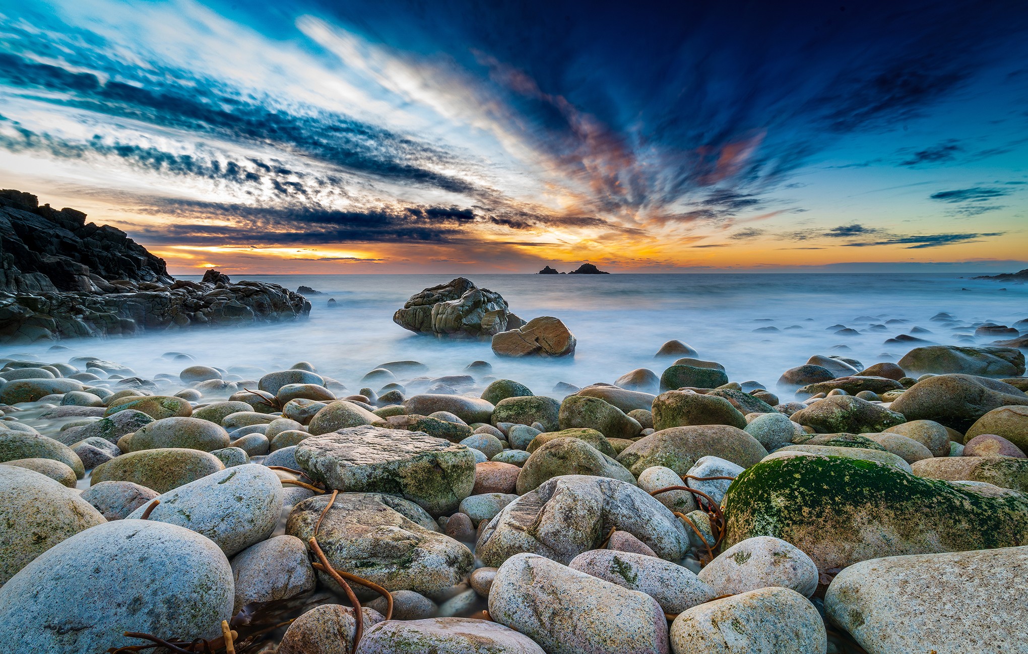 Porth Nanven Sunset.