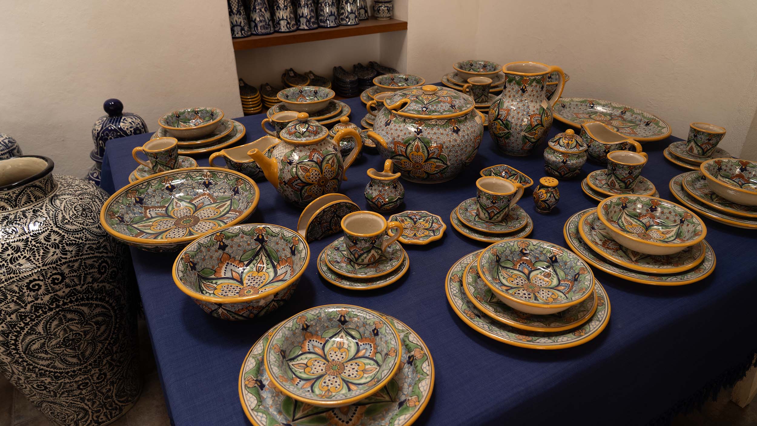 Pottery factory, Finished pottery