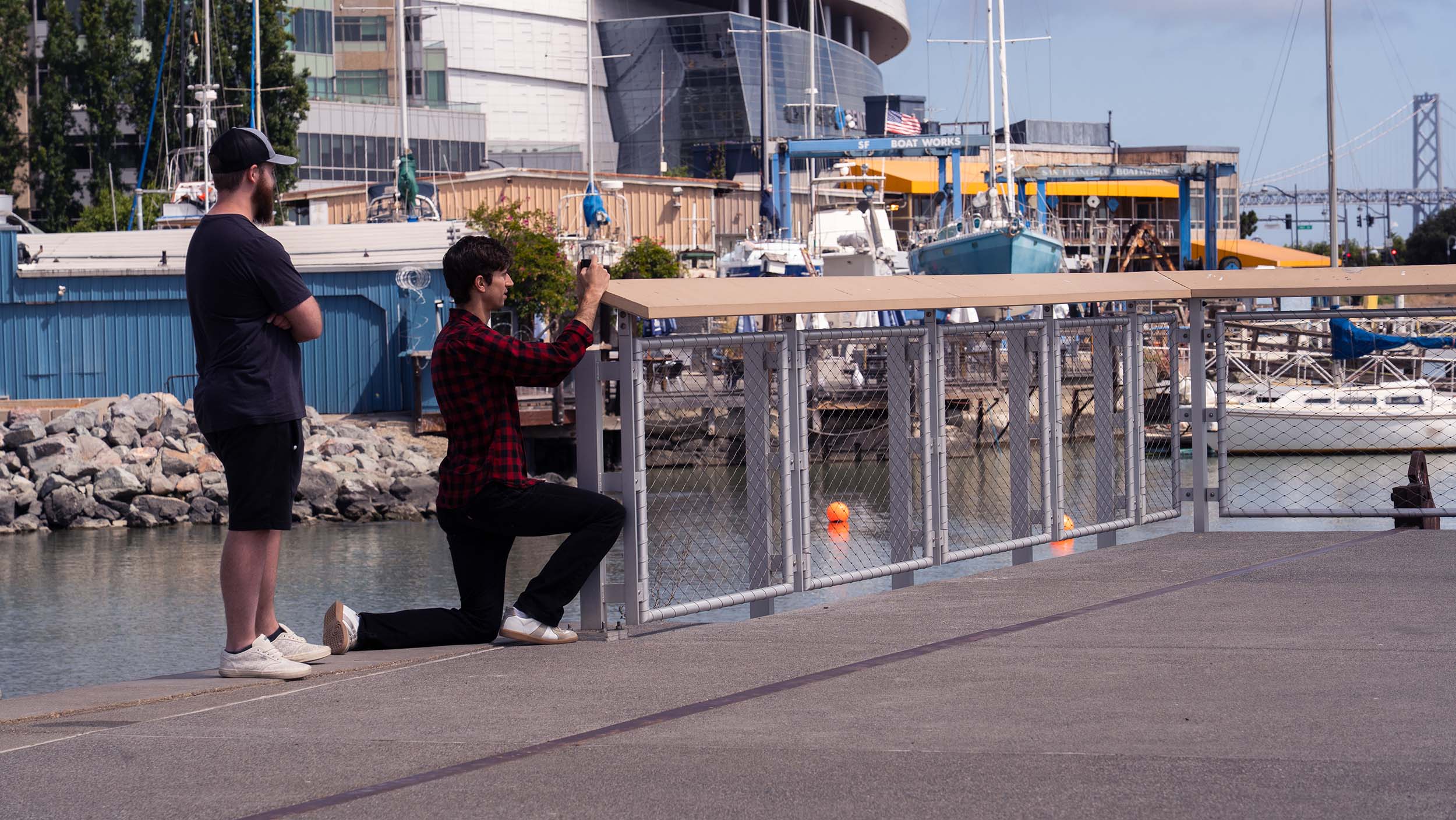 Someone else taking photos in San Francisco
