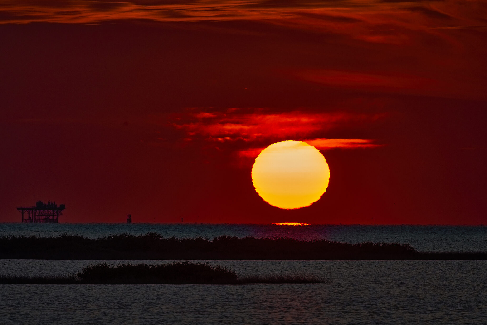 Sunset in Port Aransas