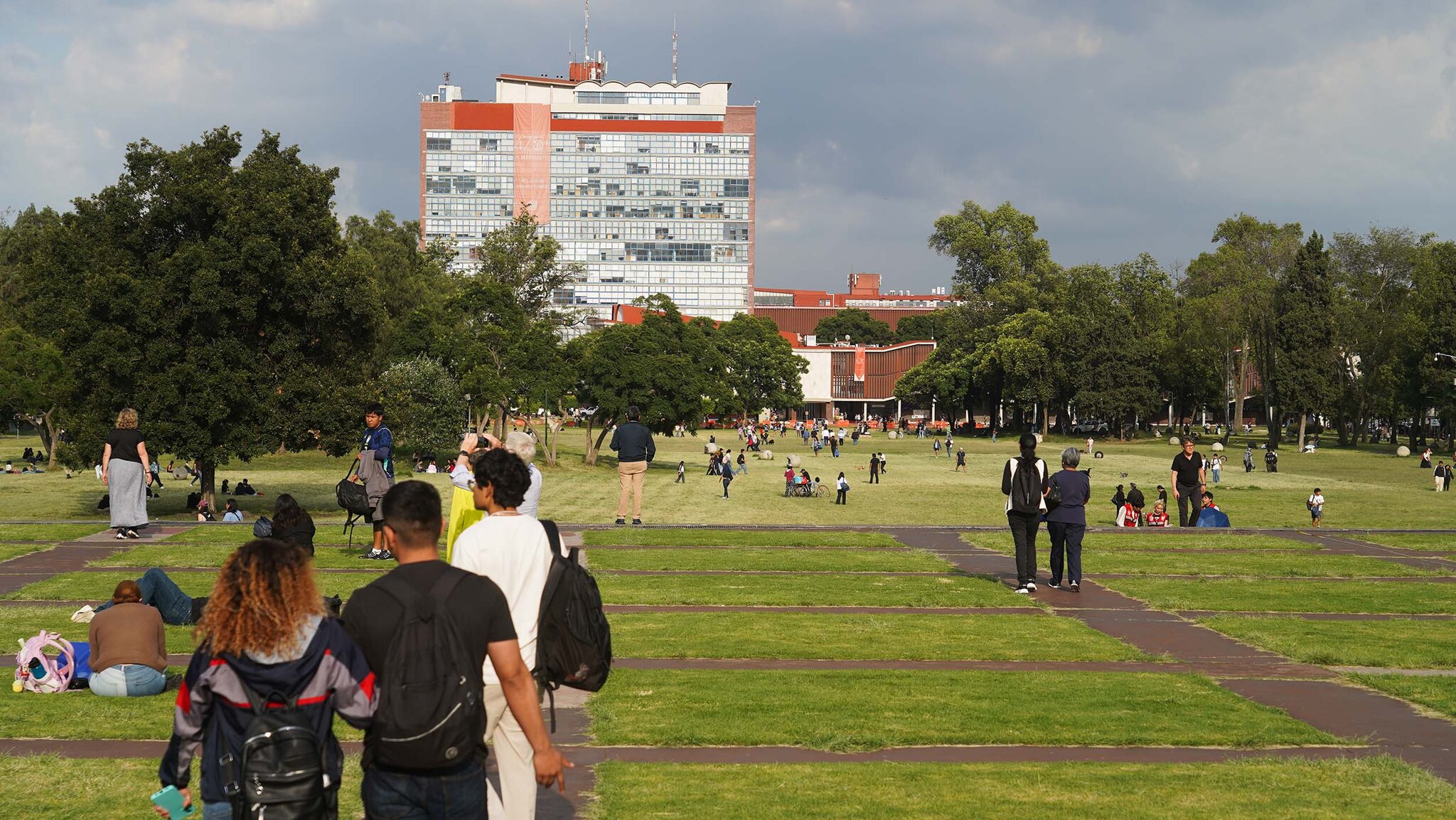 The quad at University of Mexico