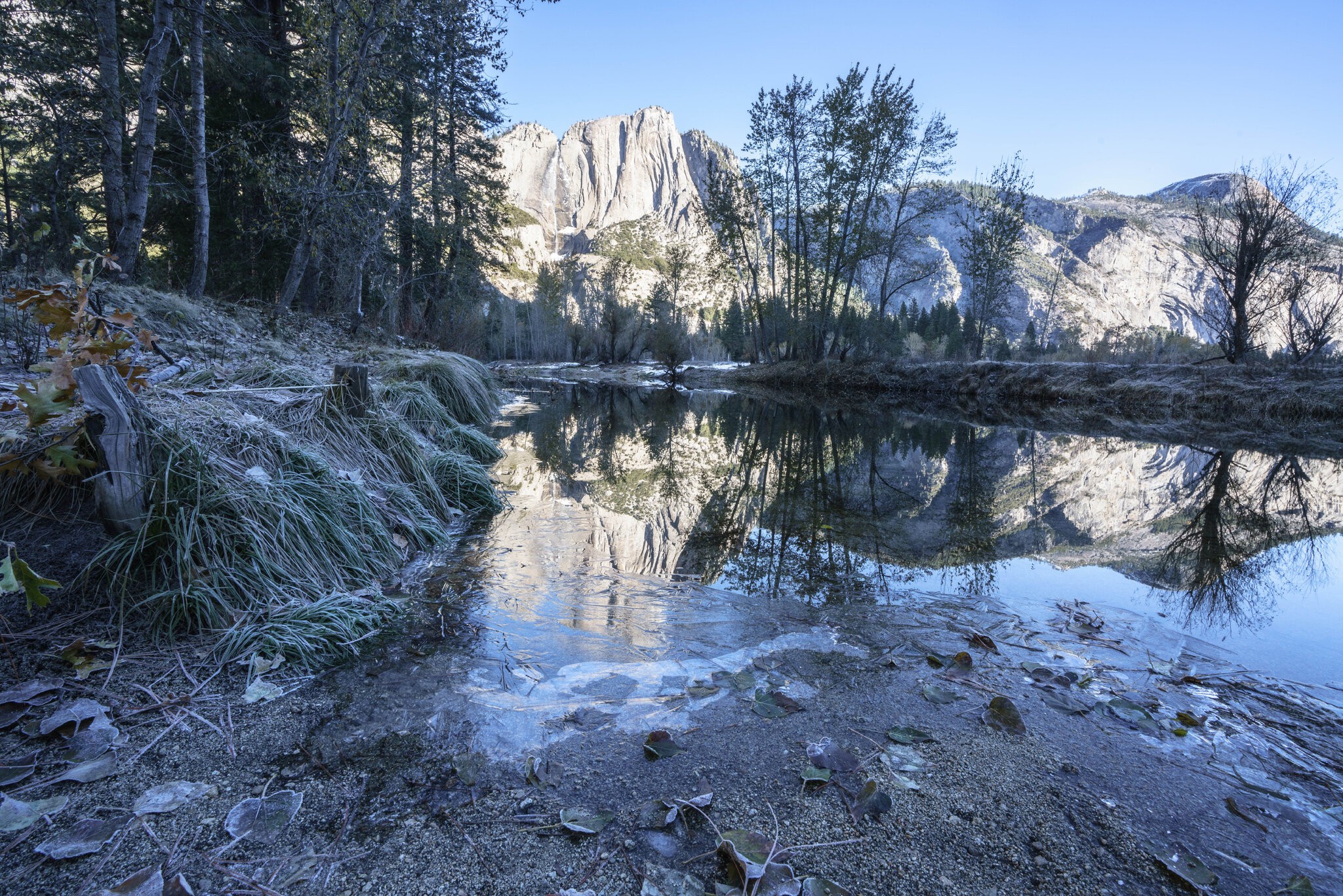 Yosemite in winter.