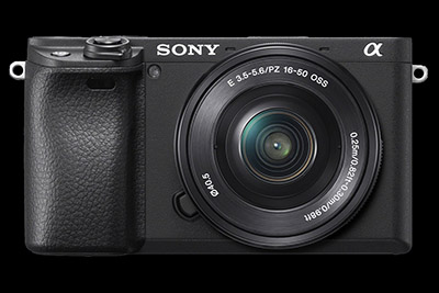sony a6400 front black
