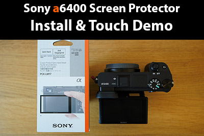 sony a6400 screen protector