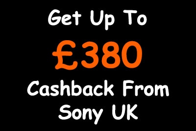 Sony UK Summer Cashback 2019