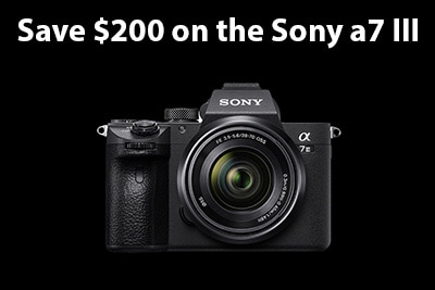 Save $200.00 on the Sony a7III