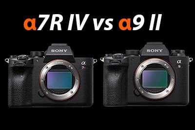 Sony a7R IV vs a9 II