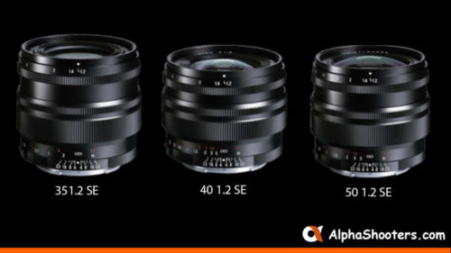 Voigtlander Announces 35mm F1.2, 40mm F1.2 & 50mm F1.2 SE Lenses