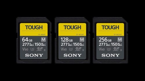 Sony SF-M series TOUGH memory cards