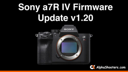 Sony a7R IV Firmware Update