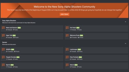 Sony Alpha Forums