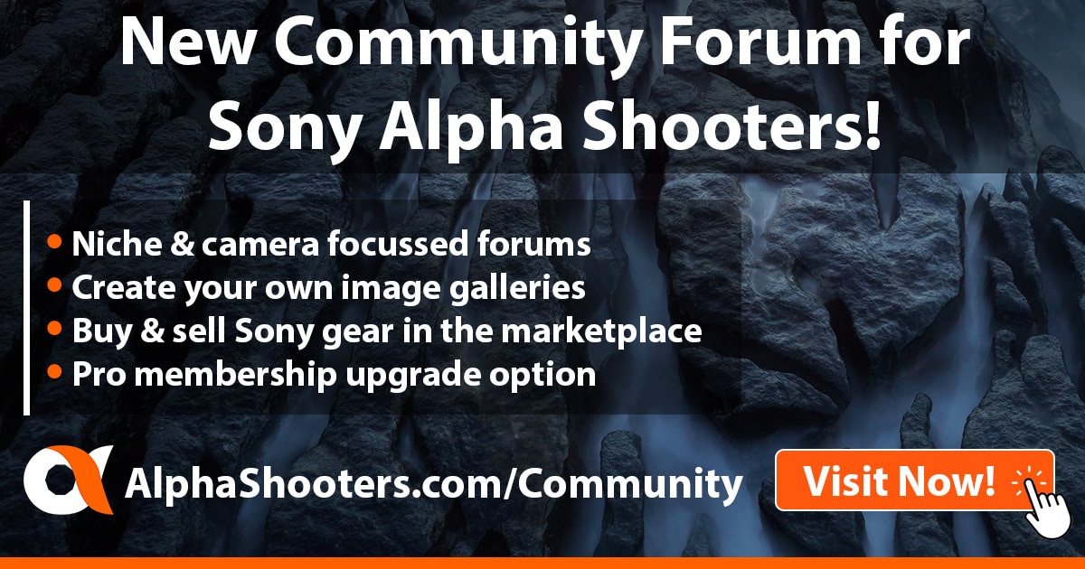 New Sony Alpha Forum Launched