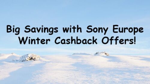 Sony Winter Cashback 2020