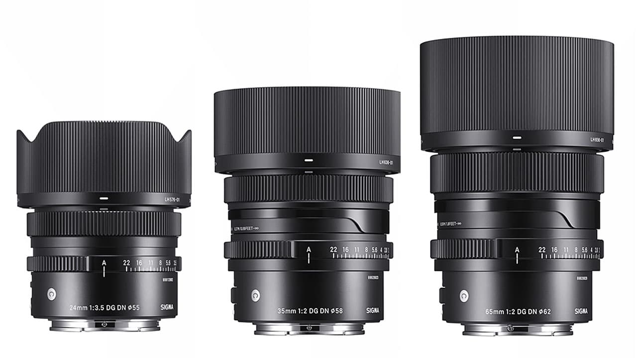 Sigma f. Tamron 17-70mm f/2.8. Sigma af 24mm f/2.0 DG DN 65mm af f/2 DG DN. Sigma 24 f2. Sigma 65mm af f/2.0 DG DN Contemporary
