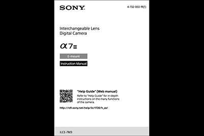 sony a7iii manual